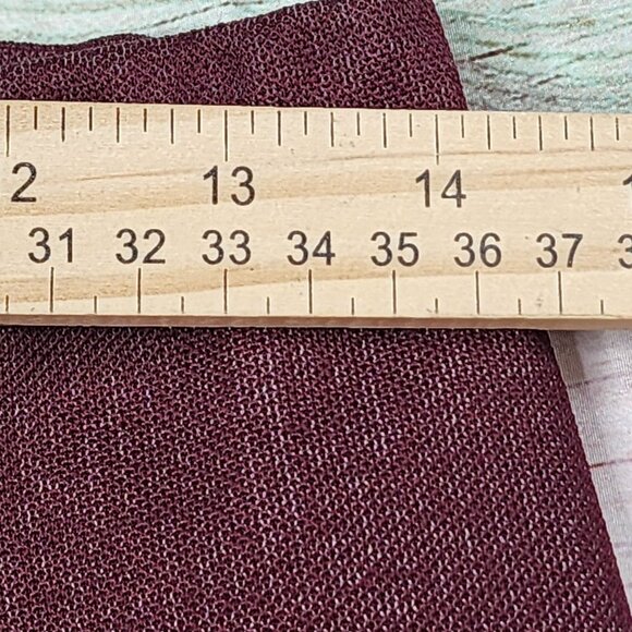 Vintage Graff Californiwear Burgundy High-Waisted Pants, Women's 28 - Picture 7 of 8